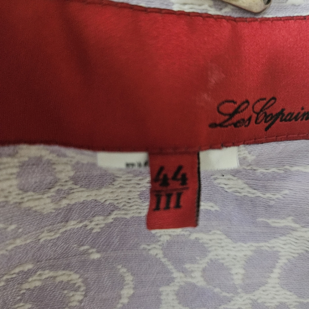 LES COPAINS Made In Italy Lilac Floral Jacket | SZ 44/8 - Picture 13 of 15